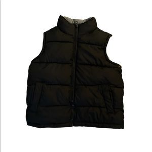 Kids Black Old Navy Sleeveless Puffer Jacket